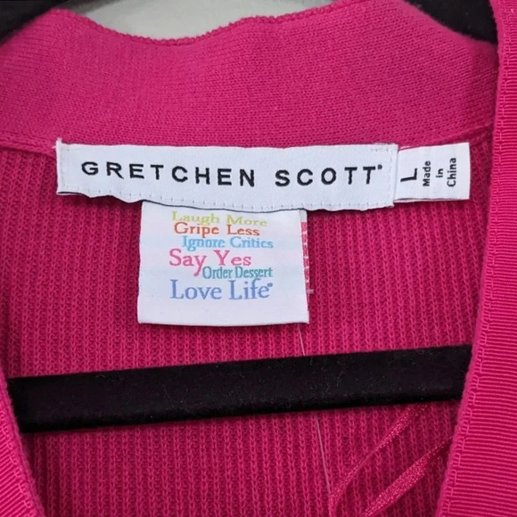 Gretchen Scott Grosgrain Heaven Hi-Lo Cardigan - Picture 6 of 10